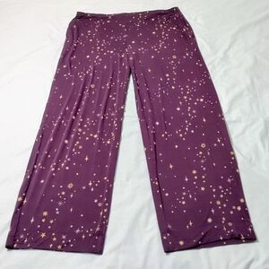 Soma Cool Nights Purple Starry Pajama Pants